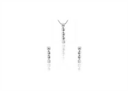 Rhodium Plated | Fashion Pendant Sets